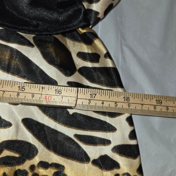 Vintage Rabbit Rabbit Rabbit Designs Women 12 Dress Animal Print Leopard Cheetah - Picture 10 of 14